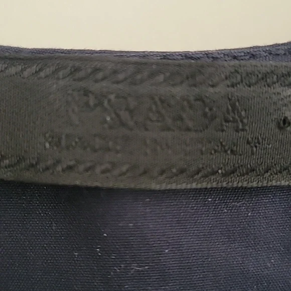 Prada Classic Navy Cotton Blend Sleeveless Dress Sz S - Picture 4 of 6